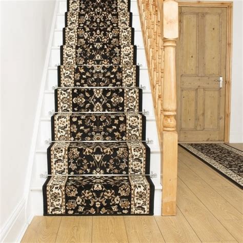 Ottoman Black Stair Runners Stair Carpet Runners From Carpet Runners