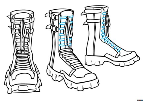 How To Draw Anime Shoes And Boots Easy Step By Step Tutorial