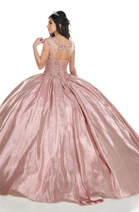 Mary S Quinceanera Dresses MQ2090 Embellished Scoop Neck Ballgown