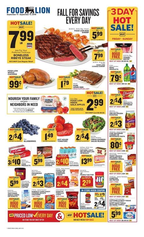 Food Lion Weekly Ad Sep 11 – Sep 17, 2019