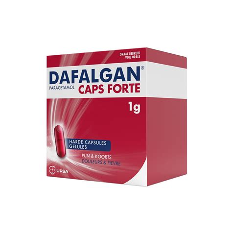 Dafalgan Caps Forte G Parac Tamol Douleurs Fi Vre Pc S