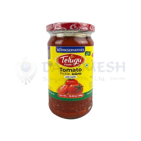 Telugu Tomato Pickle 300g Dashmesh Singapore Indian Food