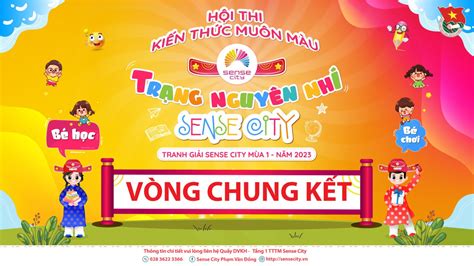 CÔNG BỐ KẾT QUẢ VÒNG CHUNG KẾT HỘI THI KIẾN THỨC MUÔN MÀU Sensecity