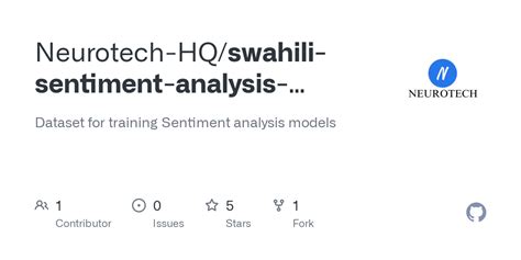 Github Neurotech Hqswahili Sentiment Analysis Dataset Dataset For