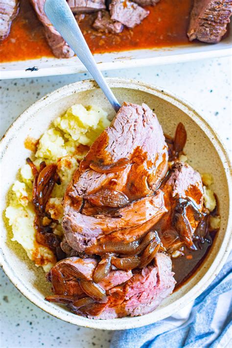 Roast Beef Tenderloin Recipe With Red Wine Sauce The Forked Spoon