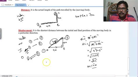 Cbse Class 9 Motion Distance And Displacement Topic Youtube