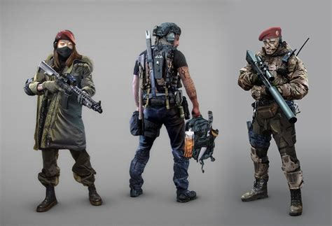 Artstation Modern Soldiers Character Design