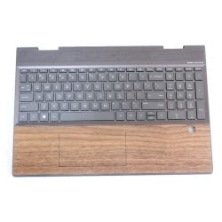 Teclado Hp Envy Dr Negro Ingles Retroiluminado Con Palmrest Bronce E