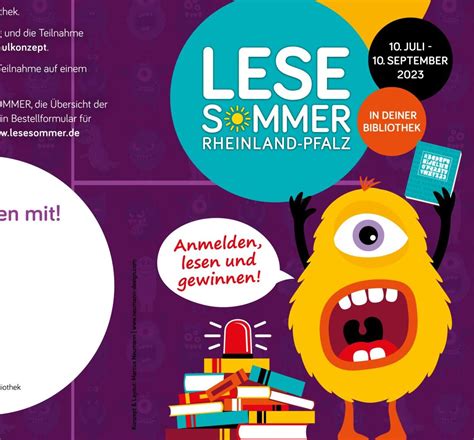 Lesesommer Bis 11 September 2023 In Der Stadtbibliothek Ludwigshafen