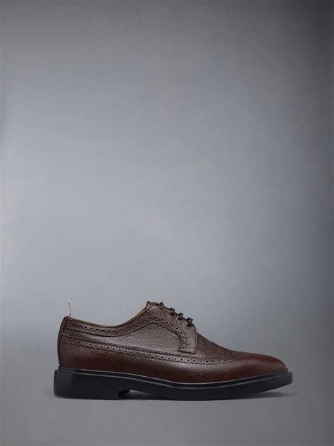 LONGWING BROGUE W LIGHTWEIGHT RUBBER SOLE IN PEBBLE GRAIN LEATHER 톰브라운