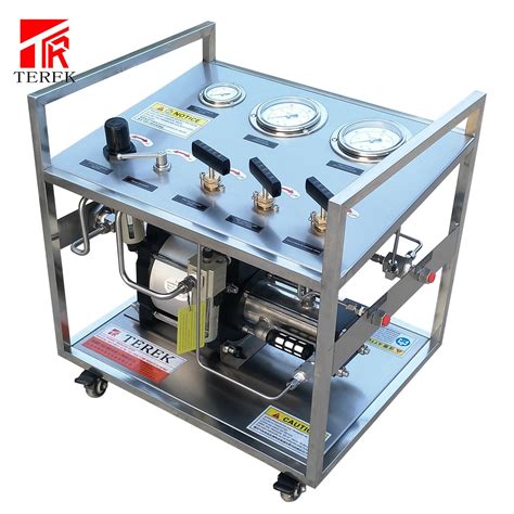 Terek High Pressure Air Driven Co2 Gas Booster Transfer Pump Gas Pressure Test Pump China Co2