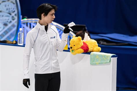 プーさん持ち込めず、今回は？ 羽生選手のティッシュケース、まさかの「概念」だった。