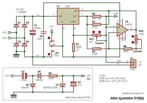 Electronique Realisations Alimentation Ajustable