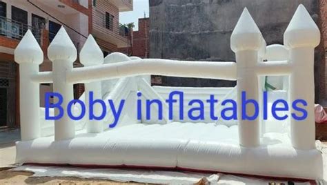 Double Side Pvc Coated Fabric Feet Inflatable Castle Bouncy