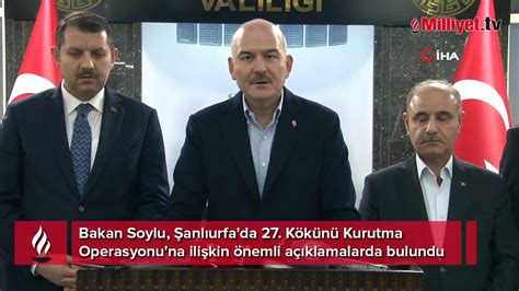 Anl Urfa Da K K N Kurutma Operasyonu Bakan Soylu Detaylar