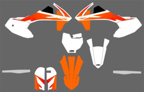 Kit déco KTM 50 SX 2016 2023 Origine 2 Boutique Kit Déco Moto