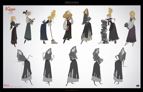 KLAUS (NETFLIX) - TORSTEN SCHRANK CHARACTER DESIGN