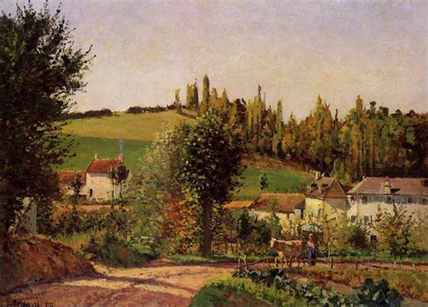 Path Of Hermitage At Pontoise 1872 Painting Camille Pissarro Oil