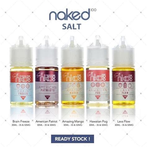 Jual Naked 100 Salt Nic Liquid Premium USA NKD Saltnic Shopee Indonesia