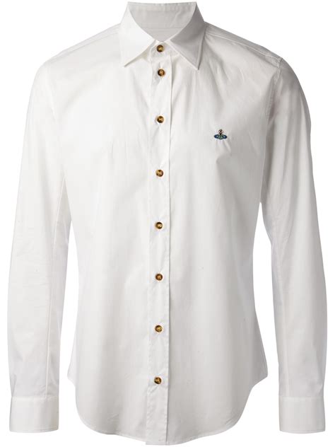 Lyst - Vivienne Westwood Collared Shirt in White for Men