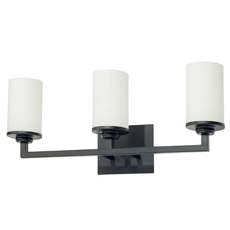 Bathroom Vanity 3 Light Fixture 23 Matte Black Ivl789a03bk Réno Dépôt