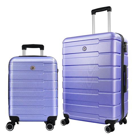 JDZDESIGN Luggage Suitcase 3 Piece Sets Hardside Carry-on luggage with ...