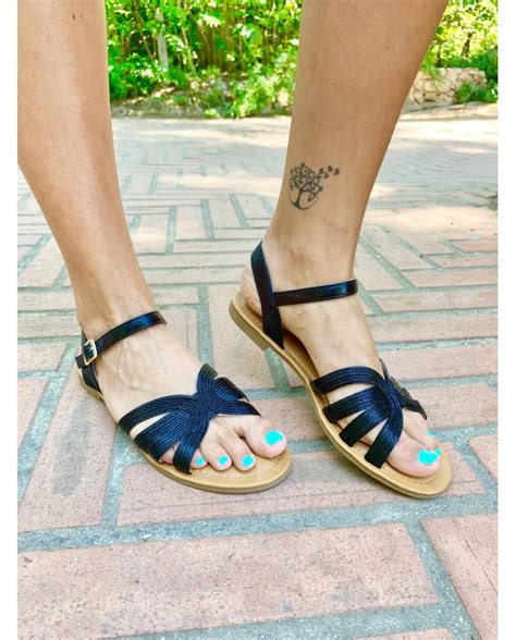 Venta Sandalias Negras Comodas Mujer En Stock