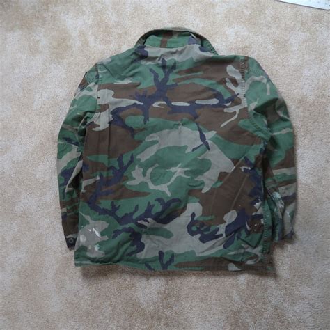 Vintage US Army Hot Weather Combat Coat Woodland Camo Gem