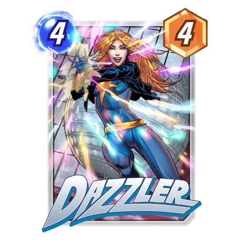 Dazzler Marvel Snap Snap Fan Dazzler Marvel Cards Marvel