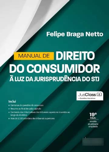 Manual De Direito Do Consumidor A Luz Da Jurisprudência Do Stj 19ª