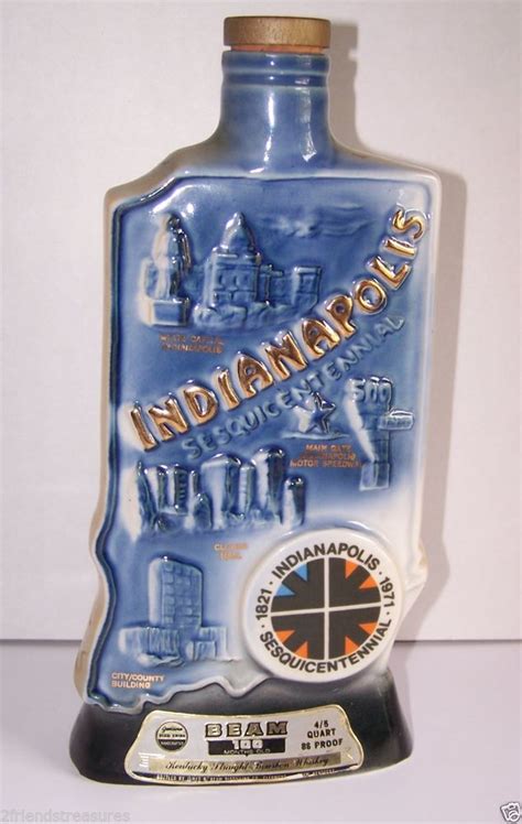 Jim Beam Decanter Indianapolis Commemorative Yrs Whiskey