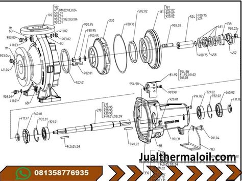 Distributor Pompa Thermal Oil Ksb Etanorm Syt Sparepart Boiler Burner