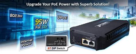 POE 175 95 One Port 10 100 1000Mbps 802 3bt PoE Injector Planet