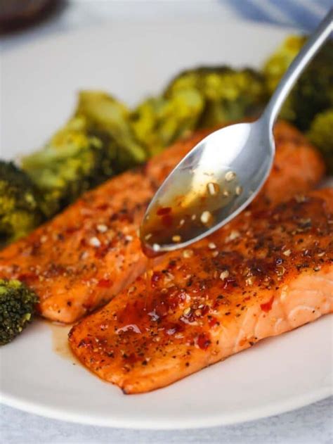 Air Fryer Honey Glazed Salmon Story Cooked By Julie