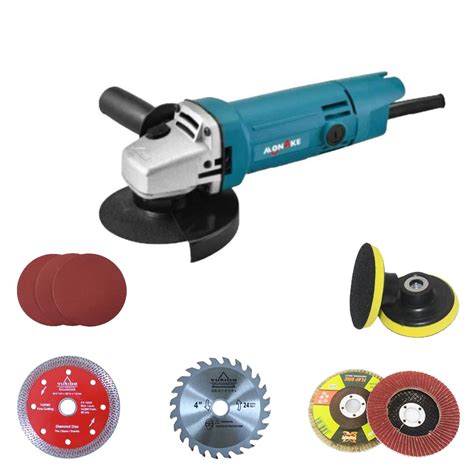 Jual Paket Lengkap Angle Grinder Mesin Gerinda Tangan Free