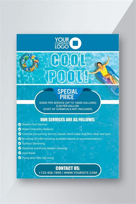 100000 Swimming Pool Flyers Templates Free Graphic Design Templates