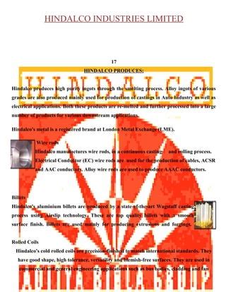 Hindalco industries limited | PDF