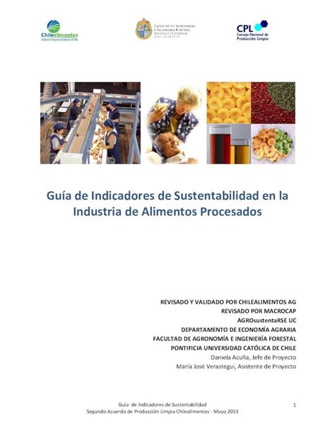 PDF Guía de Indicadores de Sustentabilidad en la Industria de a