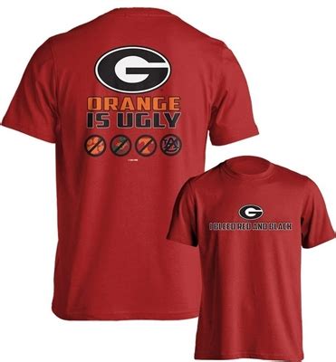 UGA Orange is Ugly T-Shirt | Georgia Bulldogs T-Shirt | UGA T-Shirt ...