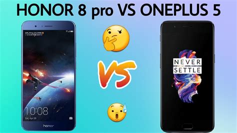 Honor 8 Pro VS Oneplus 5 Comparison In Hindi Rj Techs YouTube