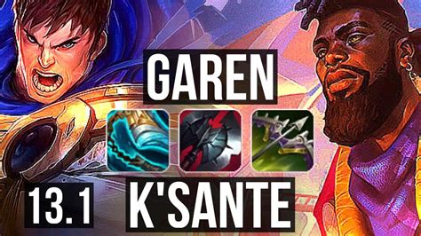 GAREN Vs K SANTE TOP 6 0 5 1 5M Mastery 700 Games Dominating