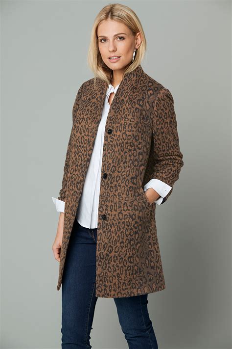 Leopard Print Coat