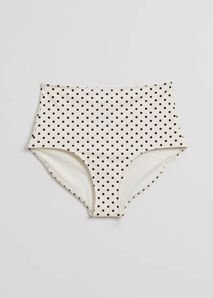 Other Stories High Waist Bikini Briefs White Andotherstoriesus