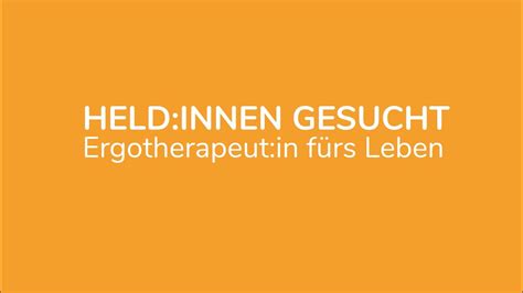 Ergotherapie Klier Held Innen Gesucht YouTube