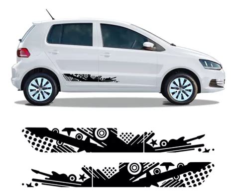 Kit Adesivos Faixa Lateral Volkswagen Fox Rock In Rio Todos