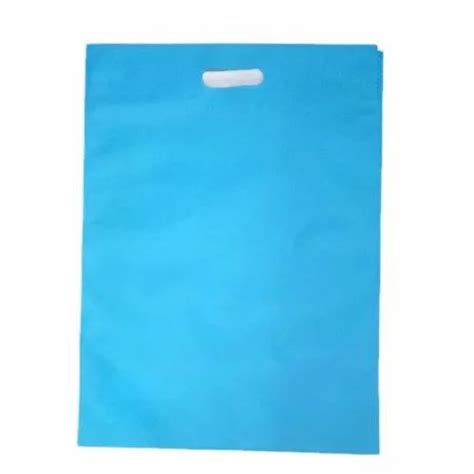 Plain Sky Blue D Cut Non Woven Bag For Shopping At Rs Kg In Rajkot