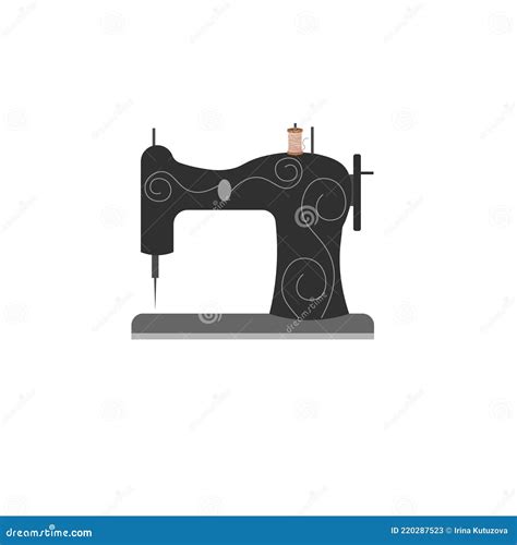 Sewing Machine Card Template For Use In The Garment Industry Tailors