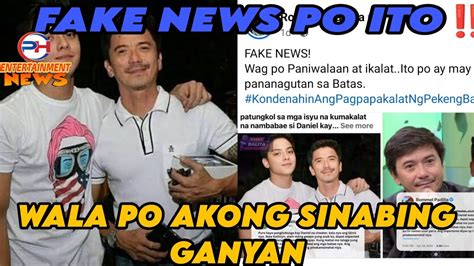 Rommel Padilla Naglabas Ng Pahayag Tungkol Sa Mga Nagpapakalat Ng Fake