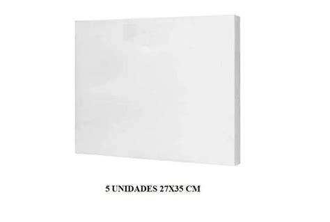 Kit 5 Telas Para Pintura Tintas Quadro Tamanho 27x35 Cm Real Seda