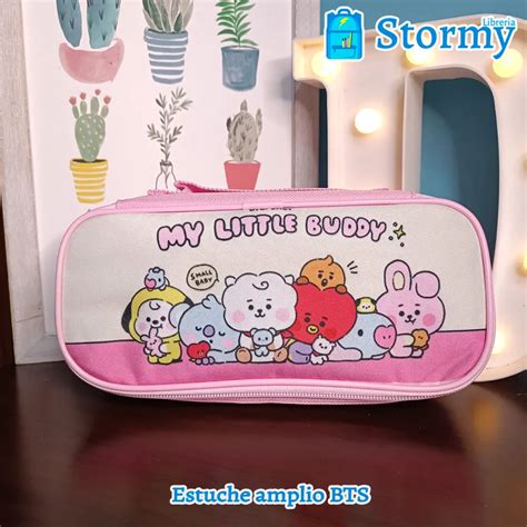 Estuche Amplio BTS Libreria Stormy